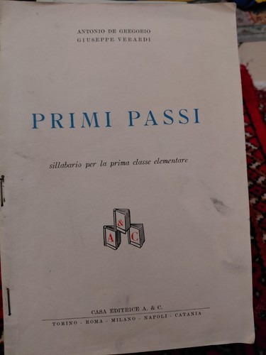 Primi passi sillabario - passi, cs