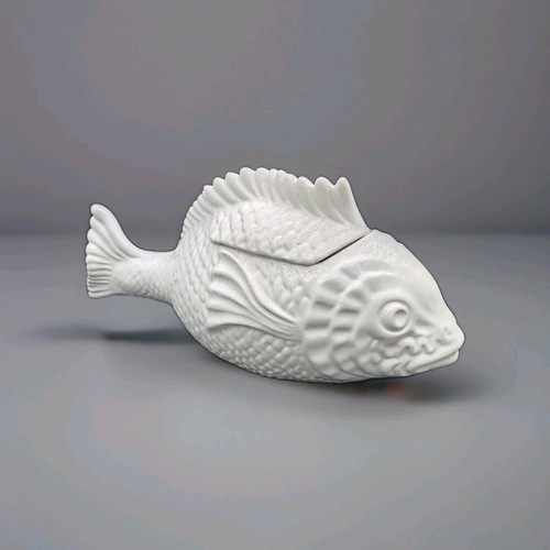 Grande vaso pesce figurativo