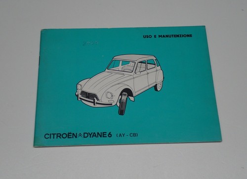 Citroen dyane manuale - dyane,