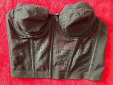 REGGISENO PIZZO TRASPARENTE SEXY VINTAGE FETISH RETRO CORSET  BRA