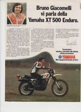 advertising Pubblicità-MOTO YAMAHA XT 500 1979-MOTOGIAPPONESI ENDURO EPOCA