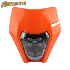Faro Del Motociclo Piastra LED Faro per KTM EXC XC SX SXF MX 125-500 2018-2023 S