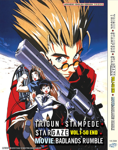 Dvd anime trigun stampede - dvd, +