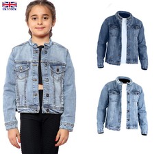 Giacca denim senza - , colletto