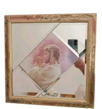 Quadro Specchio Con Disegno Al