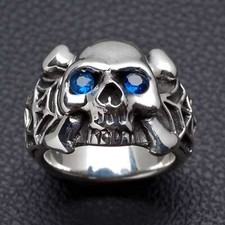 Anello teschio con ossa