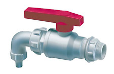 ENOLOGIA RUBINETTO A SFERA in polipropilene attacco maschio