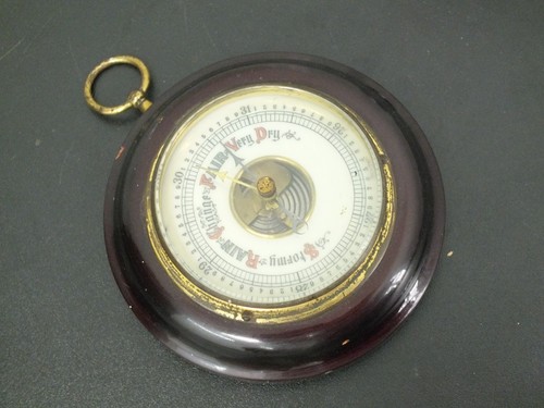 Vintage brass and wood - brass,