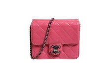 Borsa Chanel rosa trapuntata