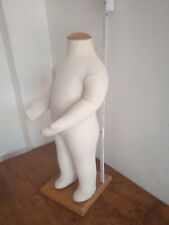 BUSTO BAMBINO SARTORIALE MANICHINO BIMBO BIANCO FRASSINO MOGANO