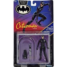 FIGURINA CATWOMAN 1991 BATMAN RETURN TASER GUN KENNER DC COMICS GIOCATTOLO VINTAGE