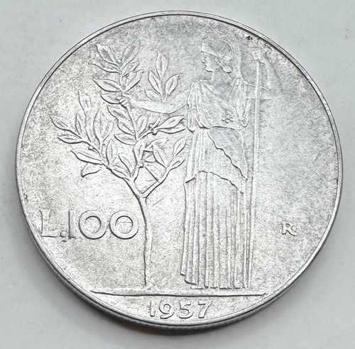 1957 italy 100 lire - italy,