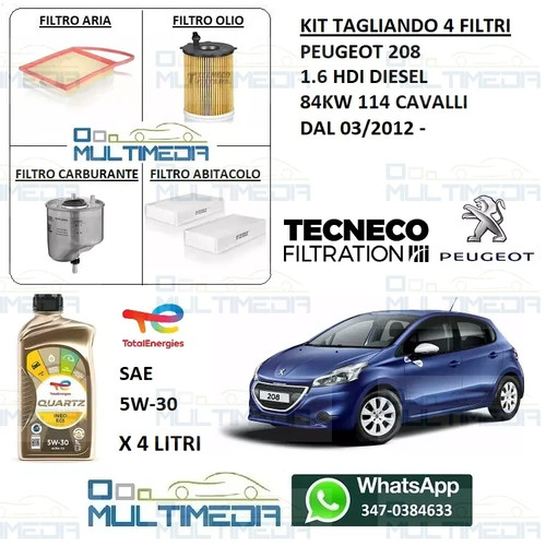 Kit tagliando filtri olio - kit, +