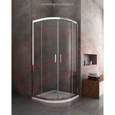 BOX DOCCIA SCORREVOLE CIRCOLARE, VETRO TEMPERATO 6 MM EASYCLEAN, 90X90 CM