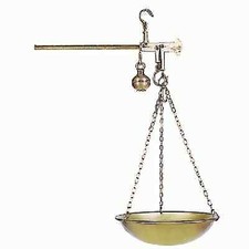 Stupenda Bilancia a STADERA in ottone lucido portata max.16 kg