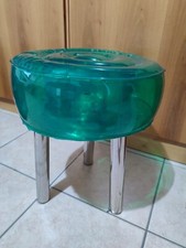 Mojow - SGABELLO FLOOFY EKO - STRUTTURA IN ALLUMINIO - VERDE CRISTALLO