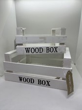 Cassette legno bianche home - cassette,