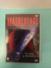 “LEATHERFACE” NON APRITE QUELLA PORTA 3 III Horror DVD ITA Rarissimo !
