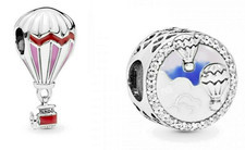 2 ciondoli Pandora mongolfiera