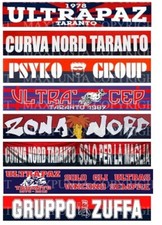 TARANTO 8 ADESIVI PLASTIFICATI