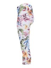 Solada Leggings donna a pinocchietto con stampa fiori