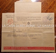 ERITREA Colonie TELEGRAMMA CIFRATO Annullo GONDAR - ANNO 1940