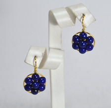 925 silver gold lapis - silver,