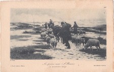 ARTE -  STEFANO  BRUZZI (Piacenza)  "La prima neve"  fotocalcografia Fusetti