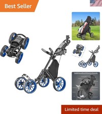 4 Wheel Golf Push Cart -