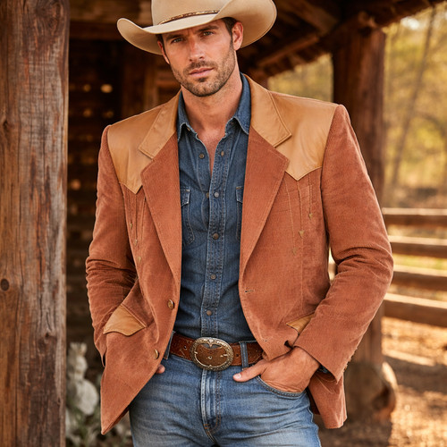 Blazer western vintage pioneer - western,