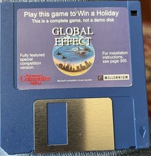 Floppy Disk  3,5” Global Effect Millenium-Personal Computer World.Vintage Anni80