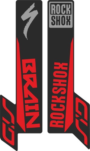 Adesivi forcella rock shox - rock, sid