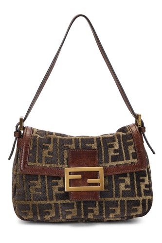 Fendi brown zucca - brown, velour