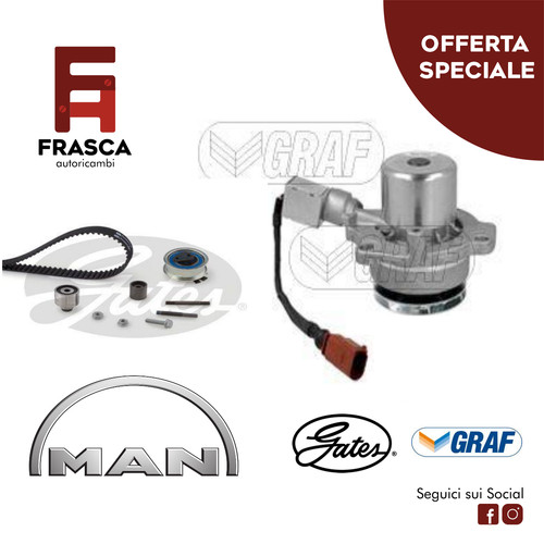 Kit distribuzione gates pompa - kit,