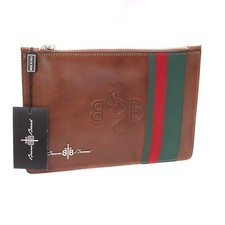 Borsa pochette da polso vera