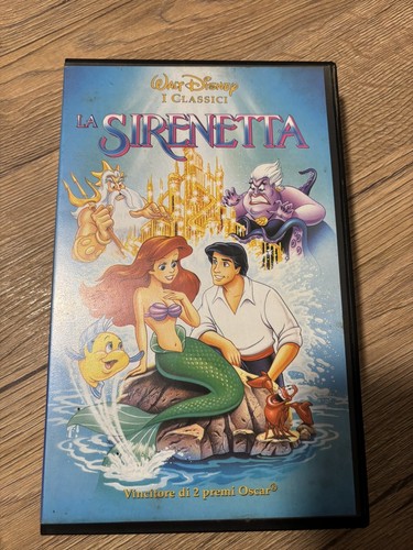 Vhs disney sirenetta - vhs,