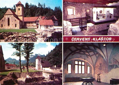 Cerveny klastor kostol - cerveny,