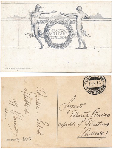 Italia regno 1918 cartolina - italia,
