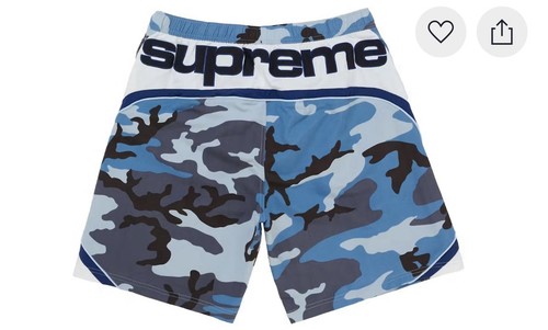 Supreme corto acqua pannellato - supreme,