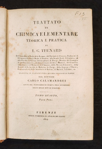 Trattato chimica elementare - trattato,