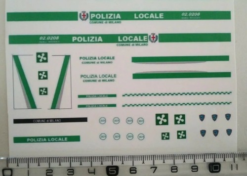 Kit adesivi polizia - kit,