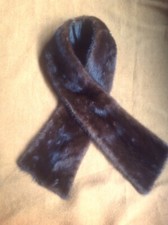 Sciarpa in pelliccia di visone d'epoca