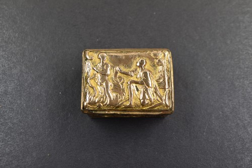 Antica scatola con coperchio - scatola,
