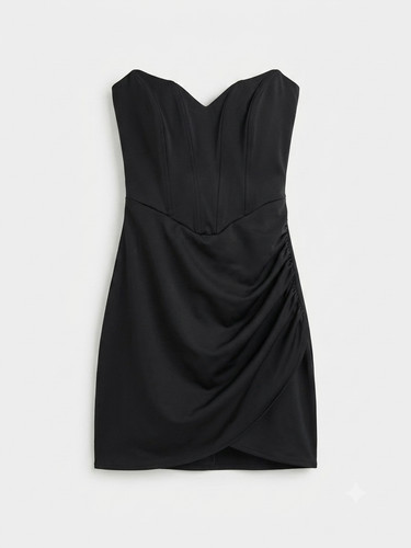 Mini abito donna bershka nero - mini,