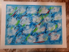 IGNAZIO MONCADA SERIGRAFIA PER DIALOGHI CLUB 1990 - 50 X 70 cm CVAS