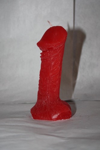 Candela cera fallo cazzo rosso