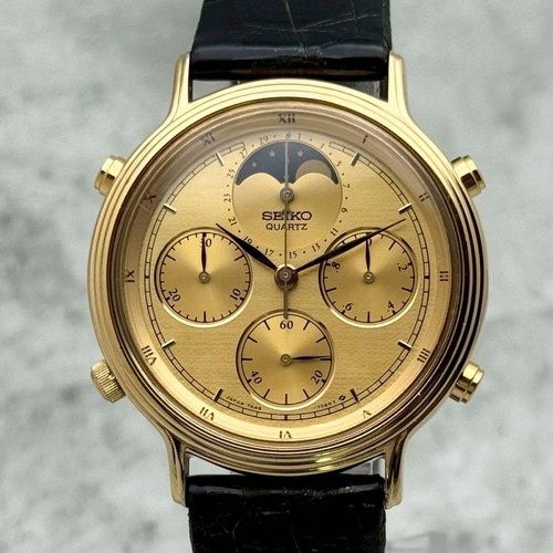 Seiko 7a48 702a quarzo fasi - 7a48-702a,