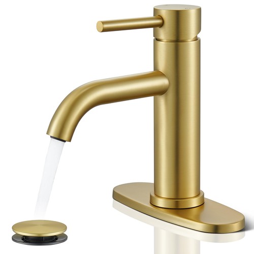 Rubinetto bagno oro winkear - rubinetto, oro,