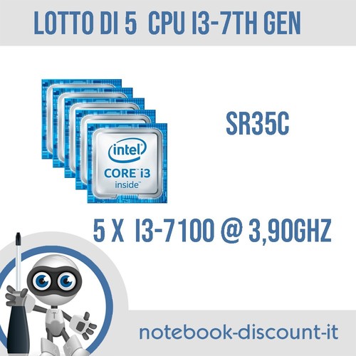 Lotto pezzi cpu - 5, pezzi.