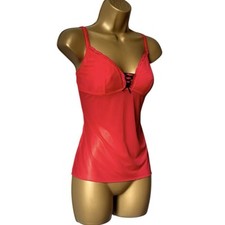 Top cami vintage Yamamay rosso